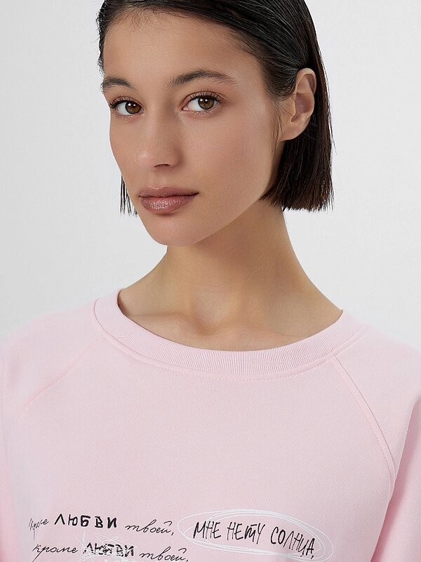 MARK FORMELLE Свитшот 567870 122510 вишневый пудинг +печать