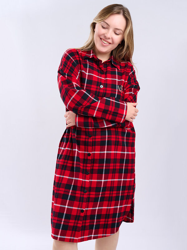 INDEFINI Сорочка 567915 5200SDX Красный