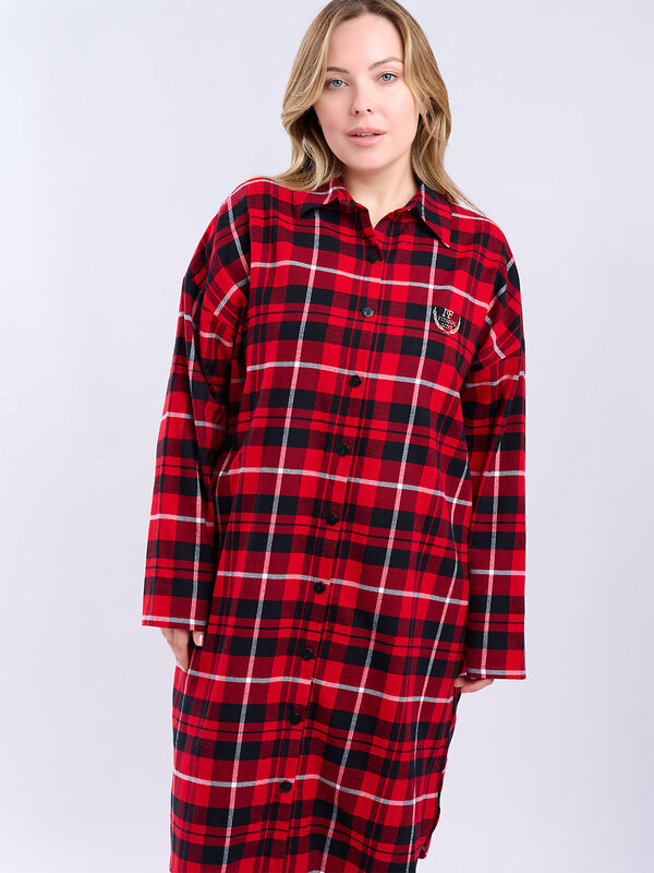 INDEFINI Сорочка 567915 5200SDX Красный