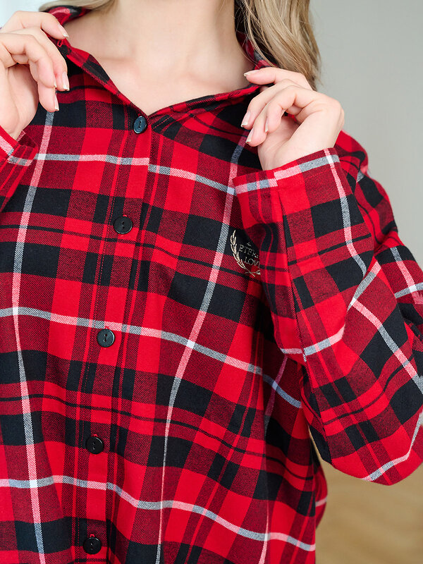 INDEFINI Сорочка 567915 5200SDX Красный