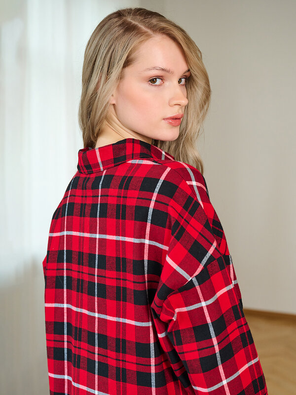 INDEFINI Сорочка 567915 5200SDX Красный