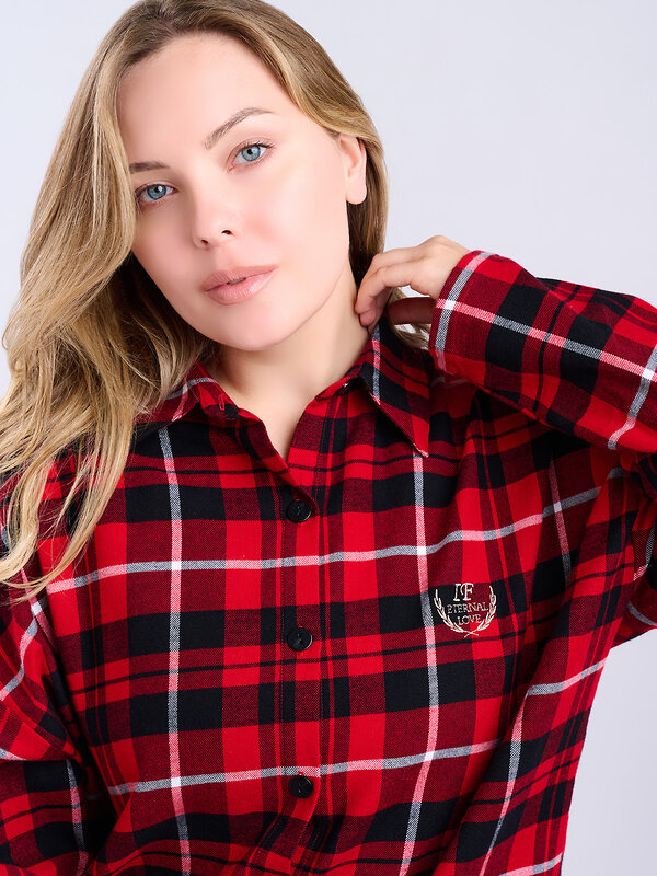 INDEFINI Сорочка 567915 5200SDX Красный