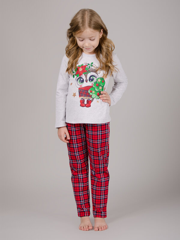 Malina Пижама 567939 ПД-77 красный, серый