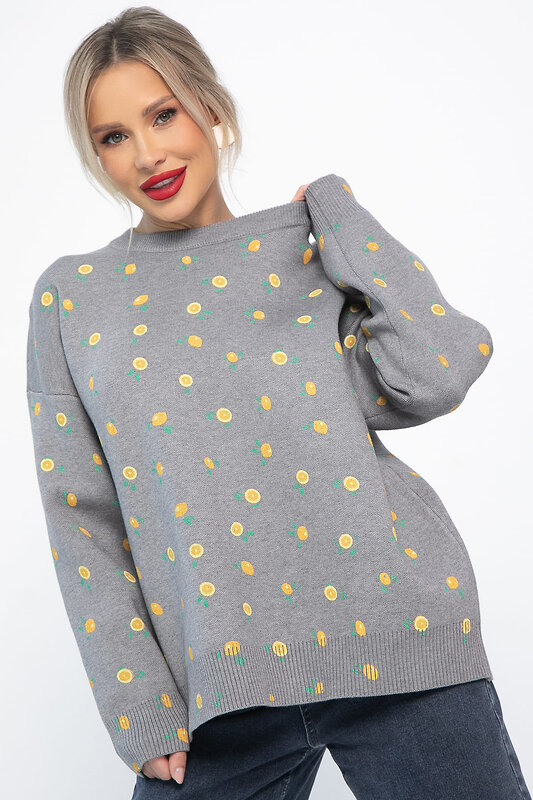LT Collection Свитер 567995 Б14759-1М серый