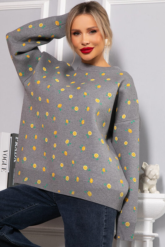 LT Collection Свитер 567995 Б14759-1М серый