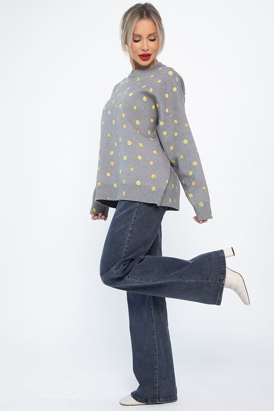 LT Collection Свитер 567995 Б14759-1М серый