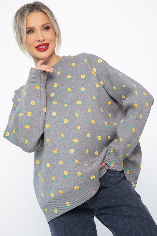 LT Collection Свитер 567995 Б14759-1М серый