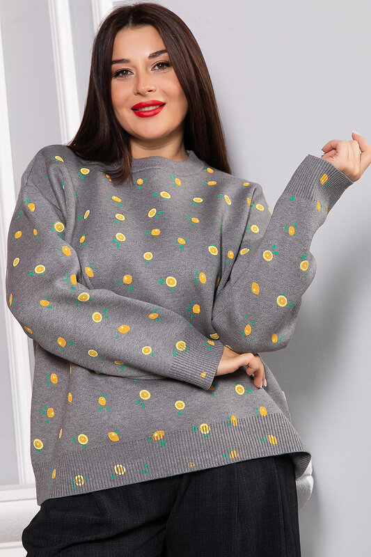 LT Collection Свитер 567995 Б14759-1М серый