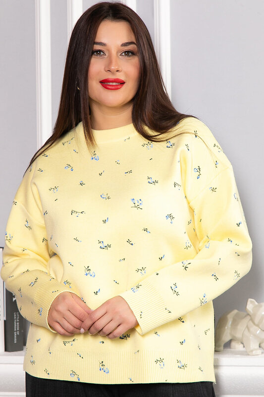LT Collection Свитер 567996 Б14758-1М желтый