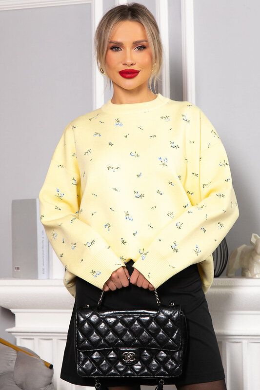 LT Collection Свитер 567996 Б14758-1М желтый