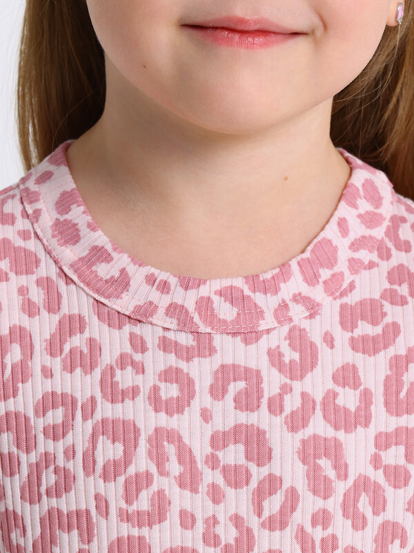 Апрель Лонгслив 568011 2ДДЛД5876223н бежевый леопард на сливках+розовый леопард на светло-розовом