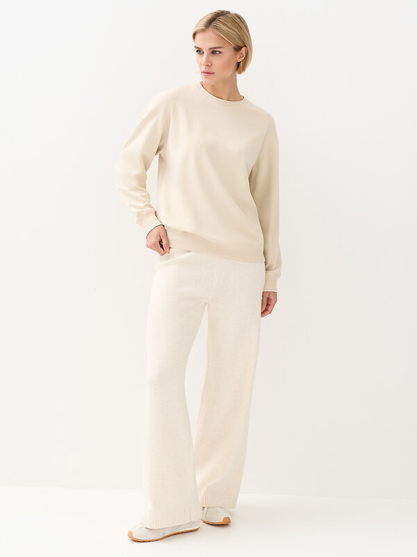 Omsa Свитшот 568033 OmD 1912С Свитшот жен. свобод/кроя, CO+EL Beige Chiaro (Бежевый)