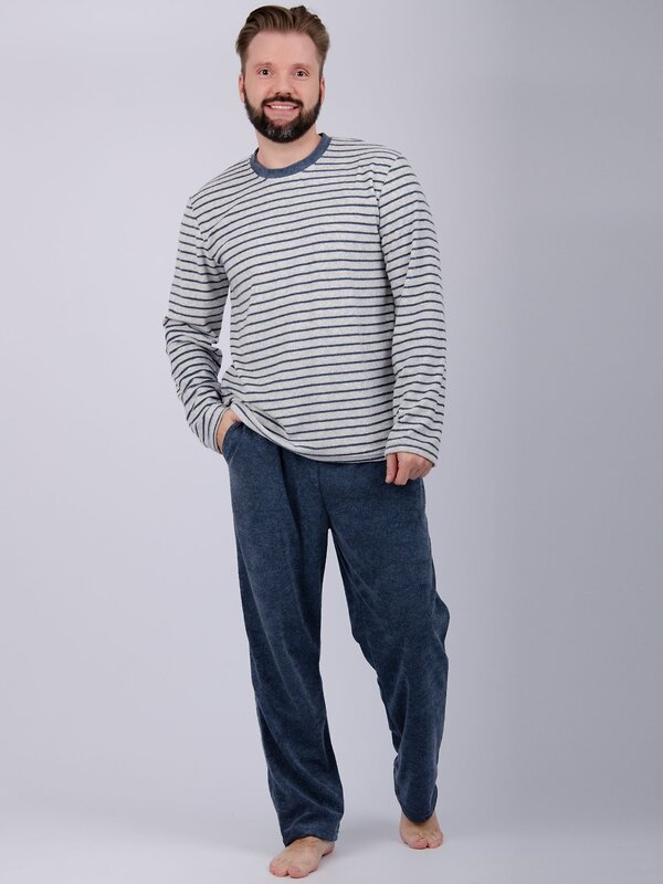 Malina Пижама 568044 3184 серый/синий