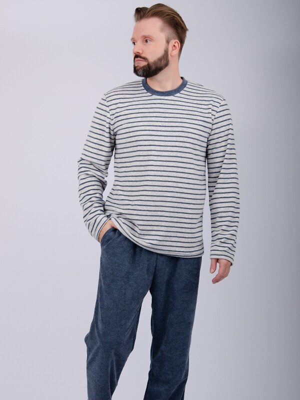 Malina Пижама 568044 3184 серый/синий