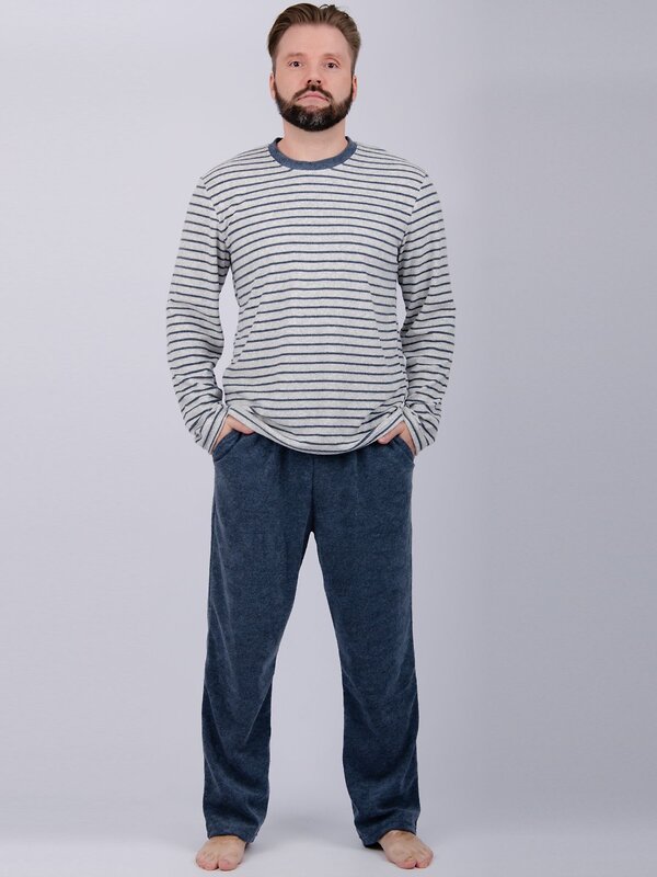 Malina Пижама 568044 3184 серый/синий