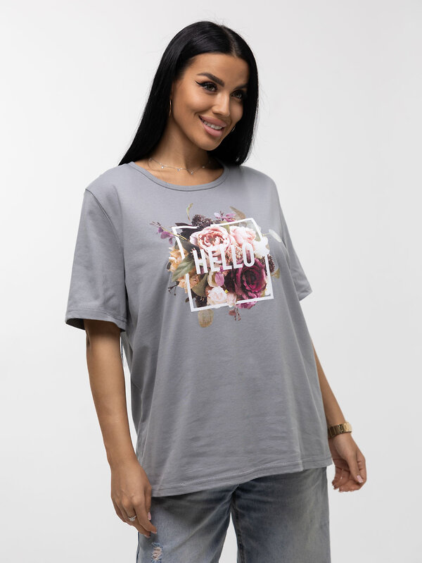 Текс-плюс Футболка 568053 НФ-00156198 Светло - серый