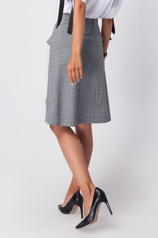 VILATTE Юбка 568102 D26.351 серый