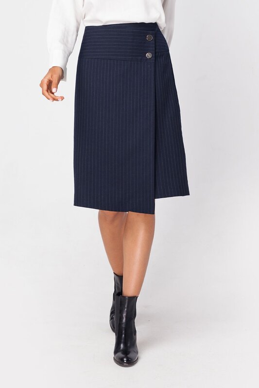 VILATTE Юбка 568103 D26.364 синий