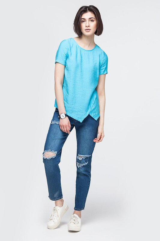 VILATTE Блузка 568105 D29.521 голубой