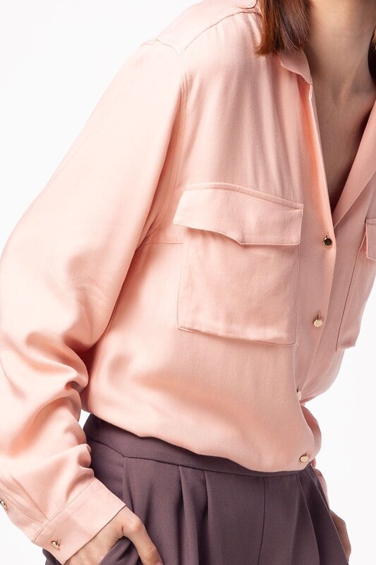 VILATTE Блузка 568107 D29.643 пудровый