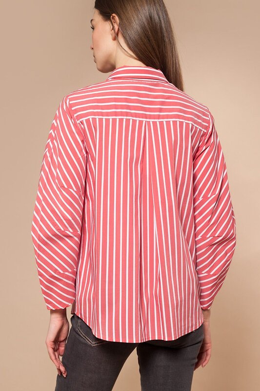 VILATTE Блузка 568113 D29.657 красный-белый