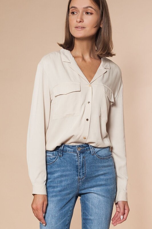 VILATTE Блузка 568117 D29.668 светло-бежевый