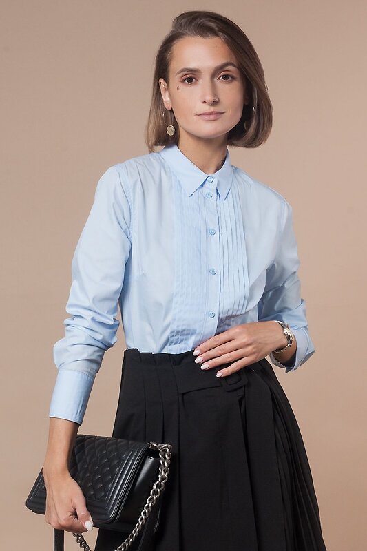 VILATTE Блузка 568121 D29.684 голубой