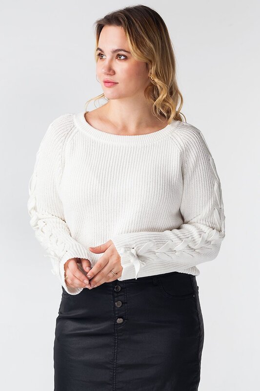 VILATTE Джемпер 568129 D39.450 белый