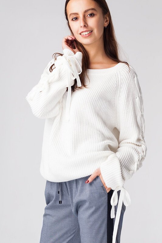 VILATTE Джемпер 568129 D39.450 белый