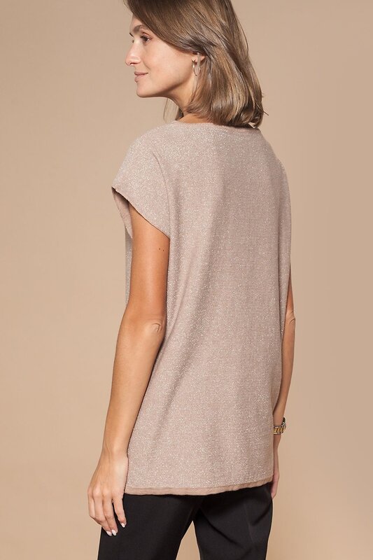 VILATTE Джемпер 568131 D39.455 бежевый