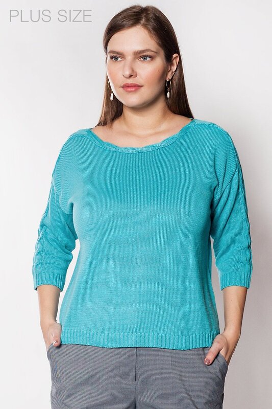 VILATTE Джемпер 568134 D39.459 аквамарин