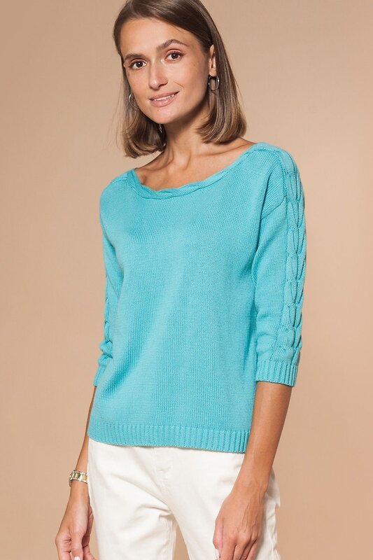 VILATTE Джемпер 568134 D39.459 аквамарин