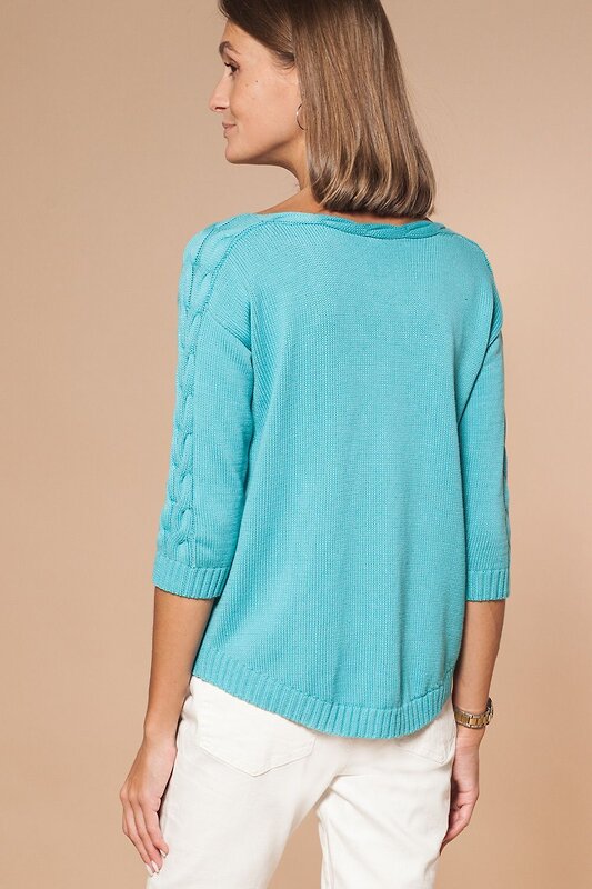 VILATTE Джемпер 568134 D39.459 аквамарин