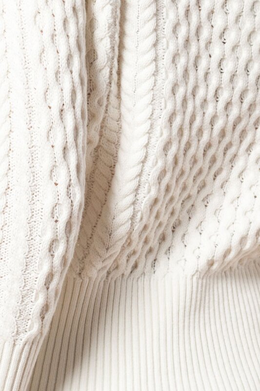 VILATTE Джемпер 568149 D39.474 белый