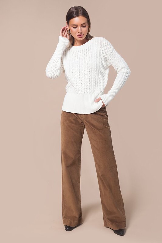 VILATTE Джемпер 568149 D39.474 белый