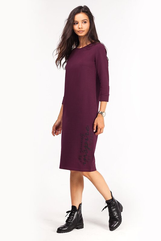 VILATTE Платье 568150 D42.178 бордовый