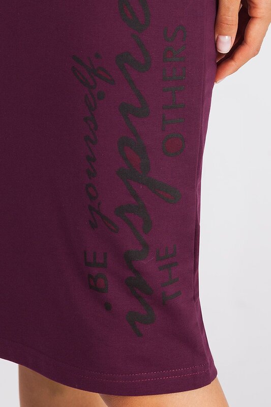 VILATTE Платье 568150 D42.178 бордовый