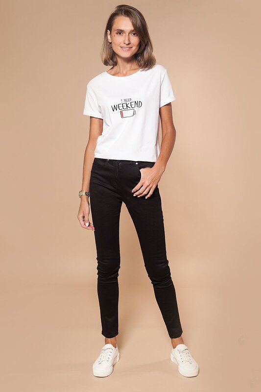 VILATTE Футболка 568156 D49.647 белый_I need weekend