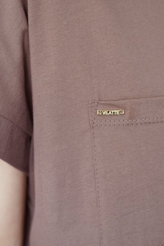 VILATTE Футболка 568158 D49.650 кофейный