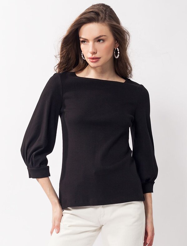 VILATTE Джемпер 568161 D49.691 черный