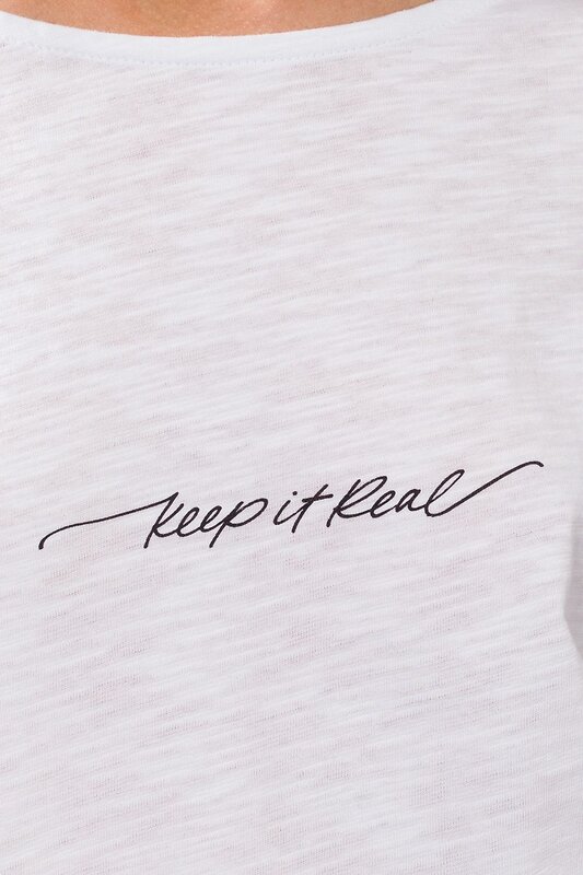 VILATTE Футболка 568168 D49.724 белый_keep it real