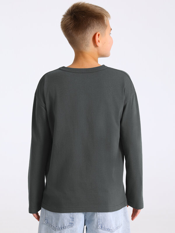 Апрель Лонгслив 568176 1ПДЛД4336001 темно-серый
