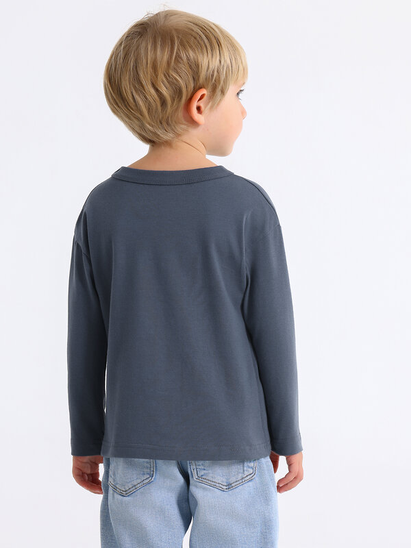 Апрель Лонгслив 568183 1ПДЛД4981001 темно-серый