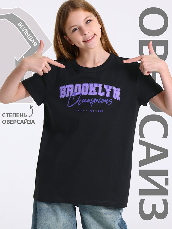 Апрель Футболка 568202 1ДДФК4512001 черный