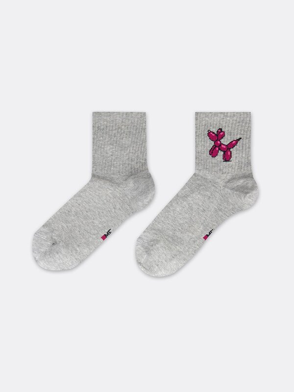 MARK FORMELLE Женские носки 568232 279K-2349 серый меланж