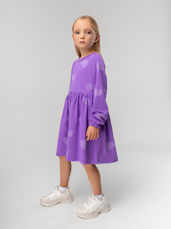Bodo Платье 568248 18-189MD фиолетовый (белый)