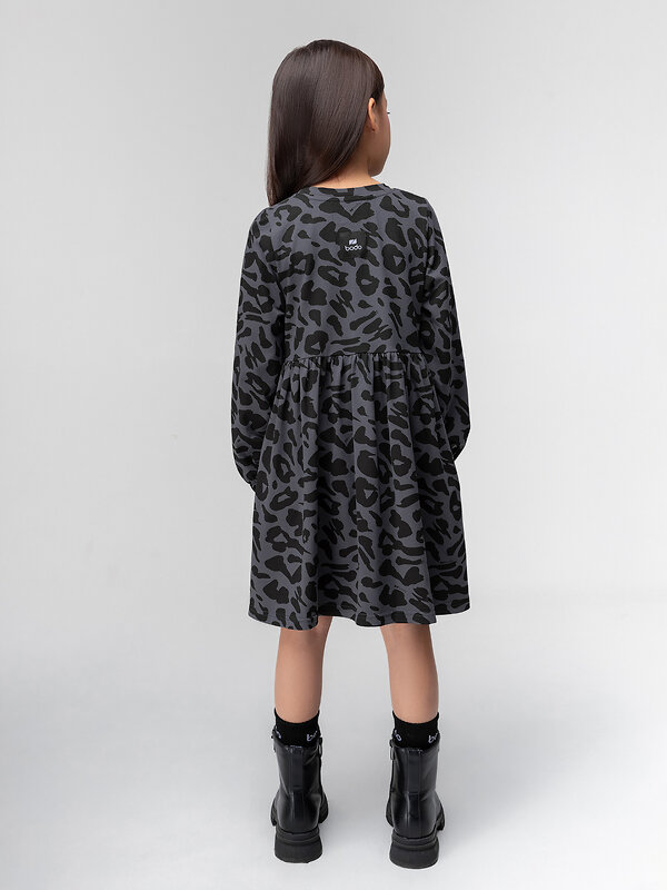 Bodo Платье 568249 18-189MD серый (черный)