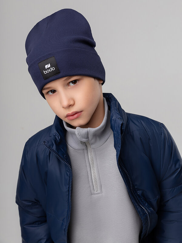 Bodo Шапка 568264 10-271MU темно-синий