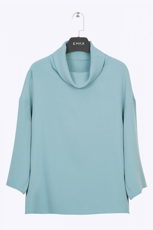 Emka Fashion Блузка 93863 B2268/antoniazi морская волна