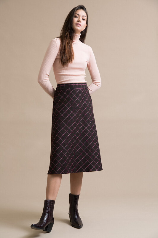 Emka Fashion Юбка 94083 S853/tirota темно-коричневый